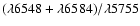 $(\lambda 6548 + \lambda 6584)/\lambda 5755$
