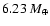 $6.23~{M}_\oplus$