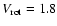 $V_{\rm rot} = 1.8$