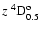 $z~^4{\rm D}^{{\rm o}}_{\rm0.5}$