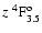 $z~^4{\rm F}^{{\rm o}}_{\rm 3.5}$