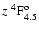 $z~^4{\rm F}^{{\rm o}}_{\rm 4.5}$