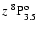 $z~^8{\rm P}^{{\rm o}}_{\rm 3.5}$