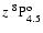 $z~^8{\rm P}^{{\rm o}}_{\rm 4.5}$