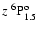 $z~^6{\rm P}^{{\rm o}}_{\rm 1.5}$