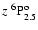 $z~^6{\rm P}^{{\rm o}}_{\rm 2.5}$