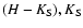 $(H-K_{\rm S}), K_{\rm S}$