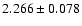 $2.266 \pm 0.078$
