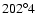 $202^\circ 4$