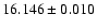 $16.146 \pm 0.010$