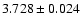 $3.728 \pm 0.024$