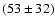 $(53 \pm 32)$