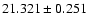 $21.321 \pm 0.251$