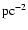 $\rm {pc^{-2}}$
