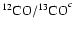 ${^{12}\rm CO / ^{13}\rm CO}^{c} $
