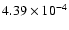 $4.39 \times10^{-4}$