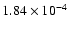 $1.84\times10^{-4}$