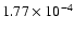 $1.77\times10^{-4}$