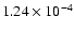 $1.24\times10^{-4}$