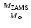 $\frac{M_{\rm {ZAMS}}}{M_{\odot}}$