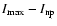 $I_{\max}-I_{\rm np}$