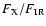 $F_{\rm X}/F_{\rm IR}$