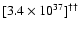 $[3.4\times 10^{37}]^{\dag\dag }$