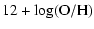 $\displaystyle 12+\log({\rm O/H})$