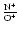 $\rm {N^+}\over{O^{+}}$