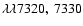 $\lambda\lambda7320,~7330$