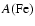 $A({\rm Fe})$
