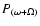 $P_{\rm (\omega+\Omega)}$