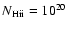 $N_{\rm H {\sc ii}}=10^{20}$