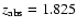 $z_{\rm abs}=1.825$