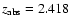 $z_{\rm abs}=2.418$