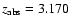 $z_{\rm abs}= 3.170$