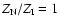 $Z_{\rm N}/Z_{\rm I}=1$