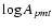 $\log{A_{pmt}}$