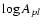 $\log{A_{pl}}$