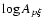 $\log{A_{p\xi}}$