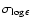 $\sigma_{\log\epsilon}$