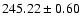 $245.22\pm0.60$