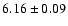 $6.16\pm0.09$