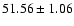 $51.56\pm1.06$