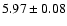 $5.97\pm0.08$