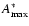 $A^*_{\rm max}$