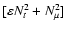 $[\varepsilon N_t^2 + N_\mu^2]$