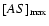 $[AS]_{\rm max}$
