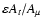 $\varepsilon A_t/A_\mu $