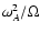 $\omega_A^2/\Omega$
